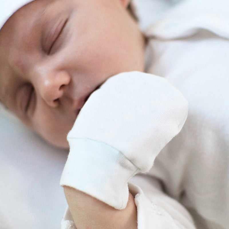 Baby Krabwantjes Set van 3 Paar Zachte Wantjes - Mode Vibes