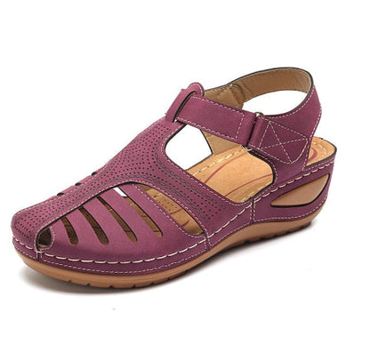 Orthopedische Sandalen voor Dames van LeerComfortabele Elin Sandalen - Mode Vibes