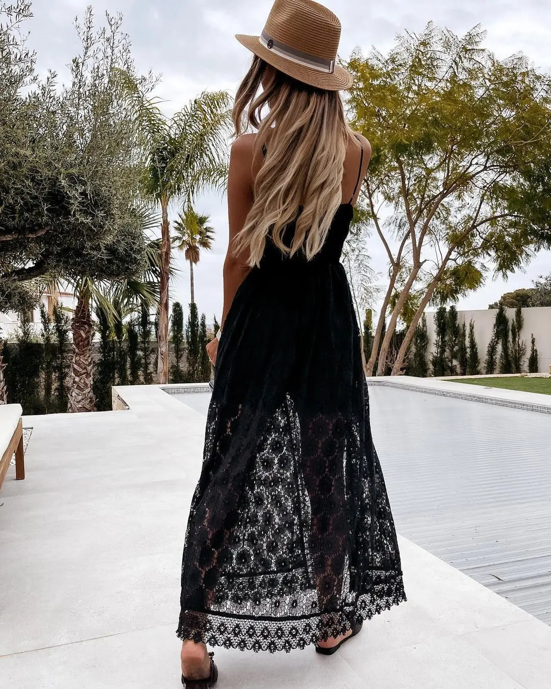 Vrouwelijke Jumpsuit met Kant Print