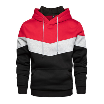 Heren Hoodie Katoen Mix Zwart Darius
