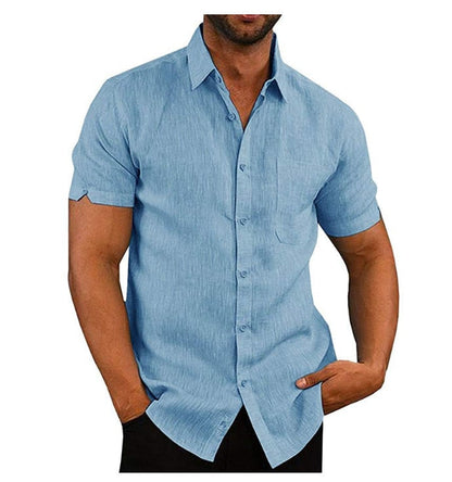 Heren Poloshirt Ademend met Knopsluiting Stijlvol Bequem