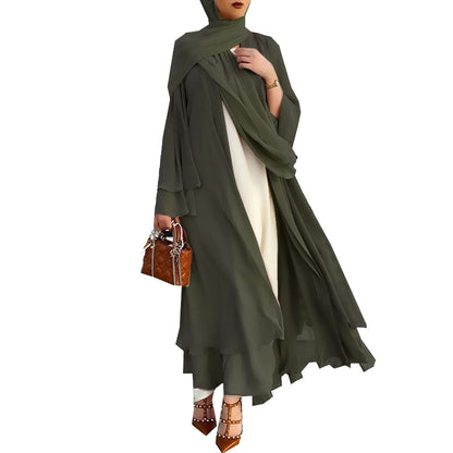 Moslim Abaya met Hijab Lichtgewicht en Stijlvol