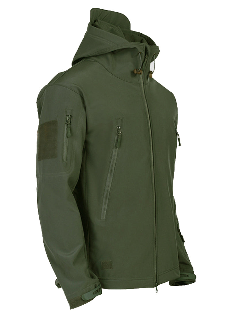 Heren Softshell Jas Waterdicht Winddicht met Capuchon