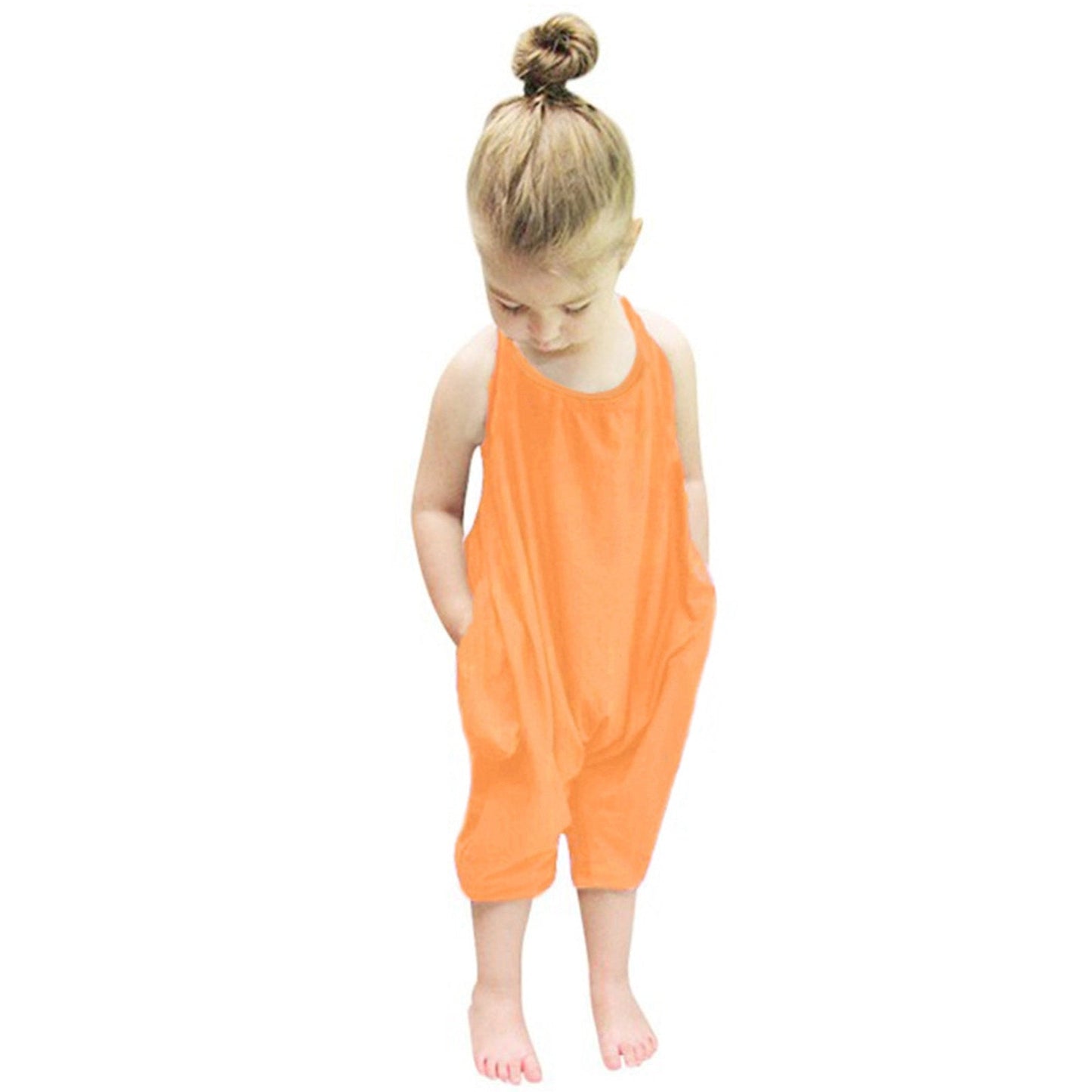 Meisjes Jumpsuit Halter Neck Jurk Mila