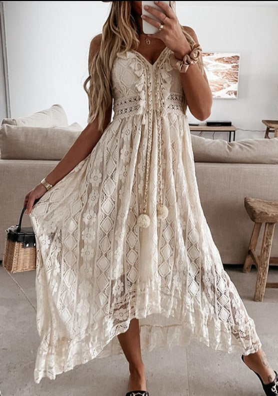 Zomerse Maxidress Elegante Jurk voor Vrouw