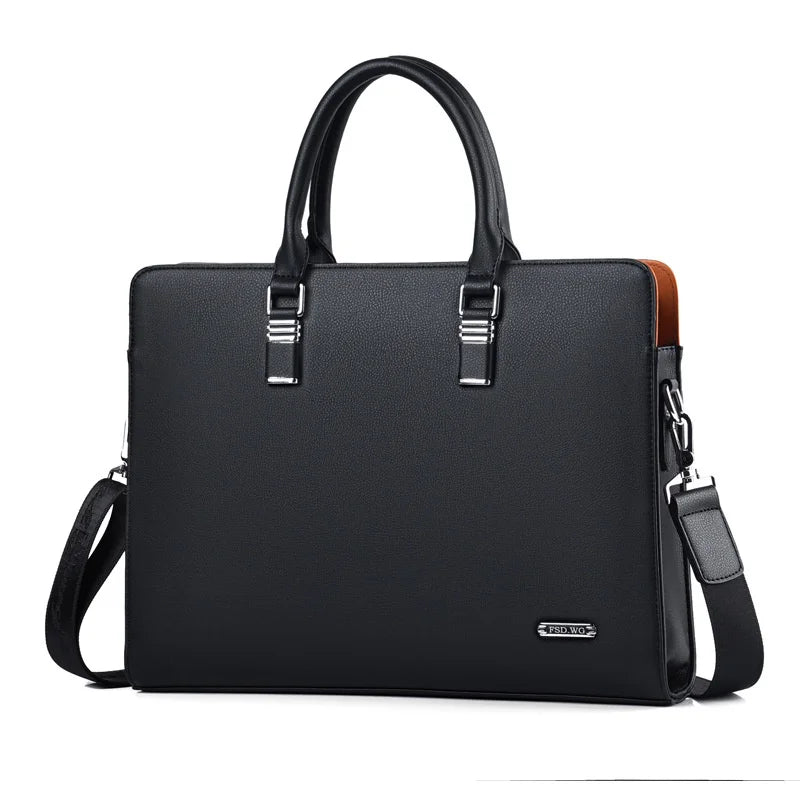 Heren Laptoptas Luxe Leder Portaro