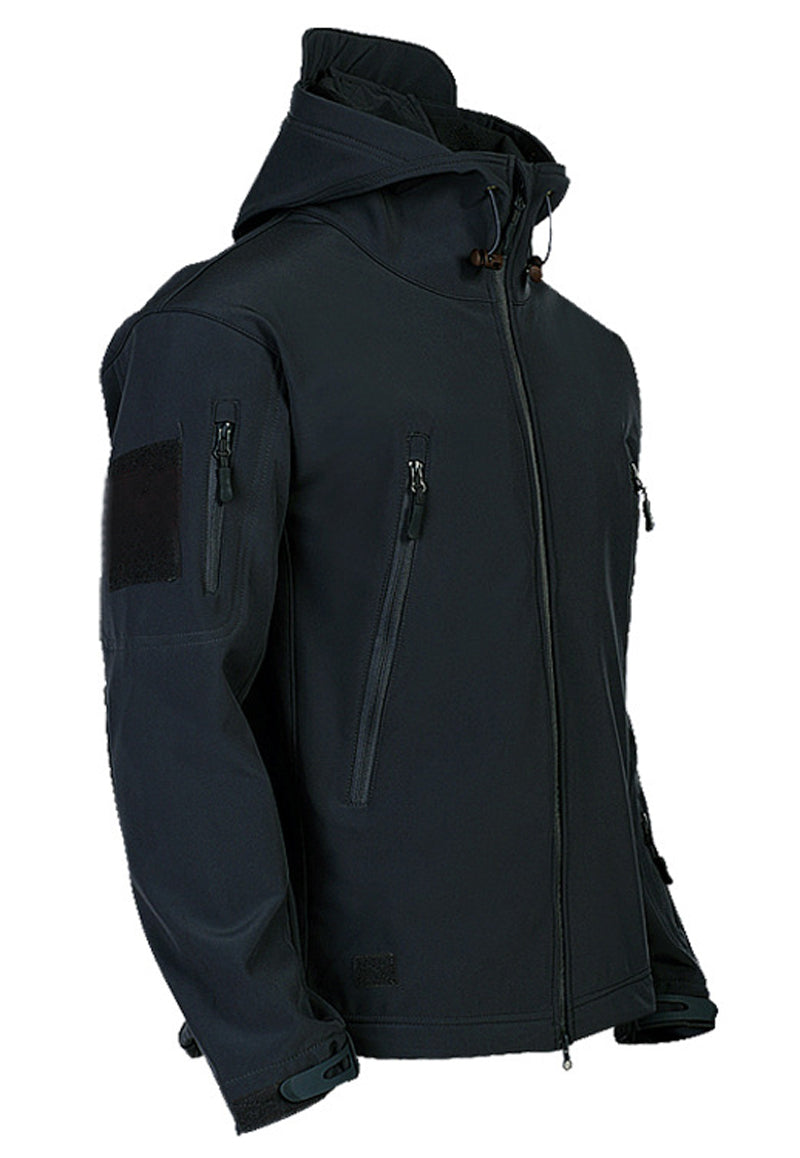 Heren Softshell Jas Waterdicht Winddicht met Capuchon