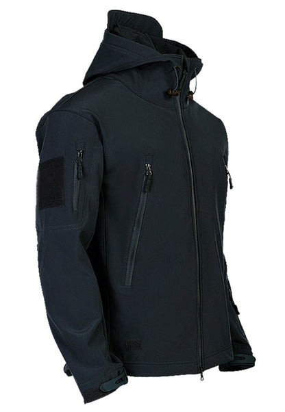 Heren Softshell Jas Waterdicht Winddicht met Capuchon
