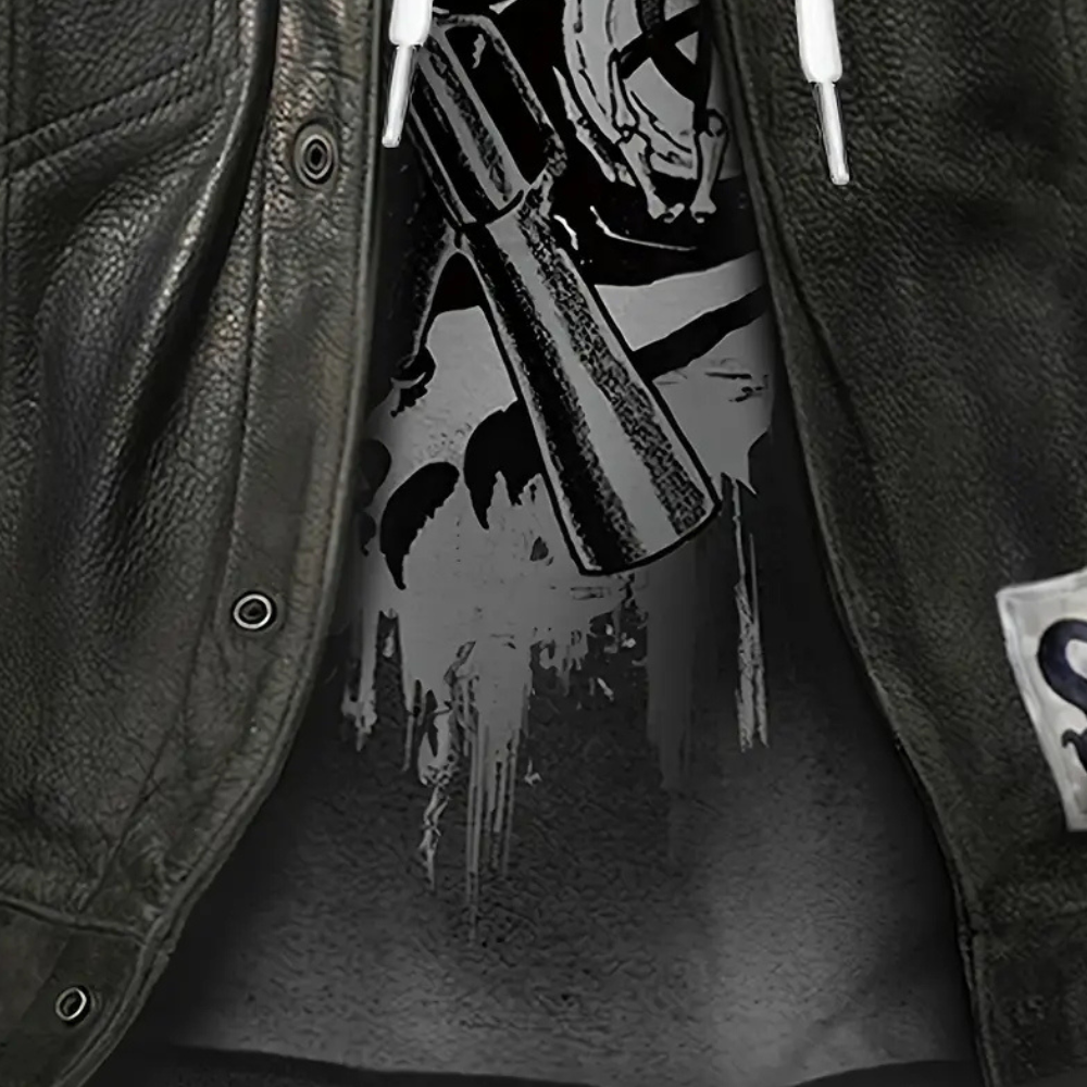 Heren Hoodie met Unieke Print Casual Kwaliteit