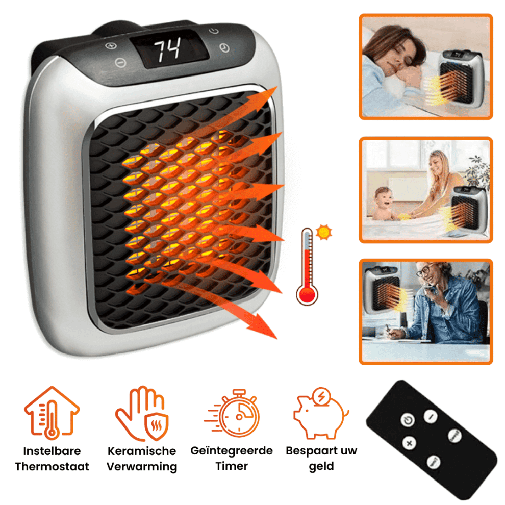 Mini Verwarmer voor Thuis en Kantoor - Mode Vibes