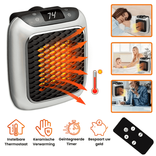 Mini Verwarmer voor Thuis en Kantoor - Mode Vibes