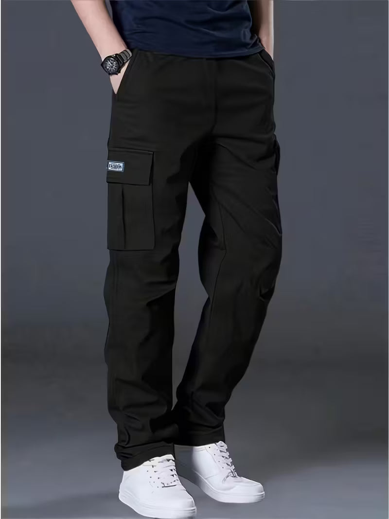 Robuuste Cargo Broek Met Meerdere Zakken - Mode Vibes