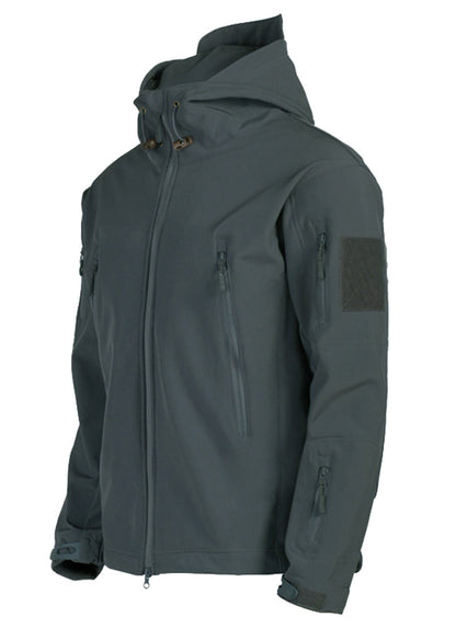 Heren Softshell Jas Waterdicht Winddicht met Capuchon