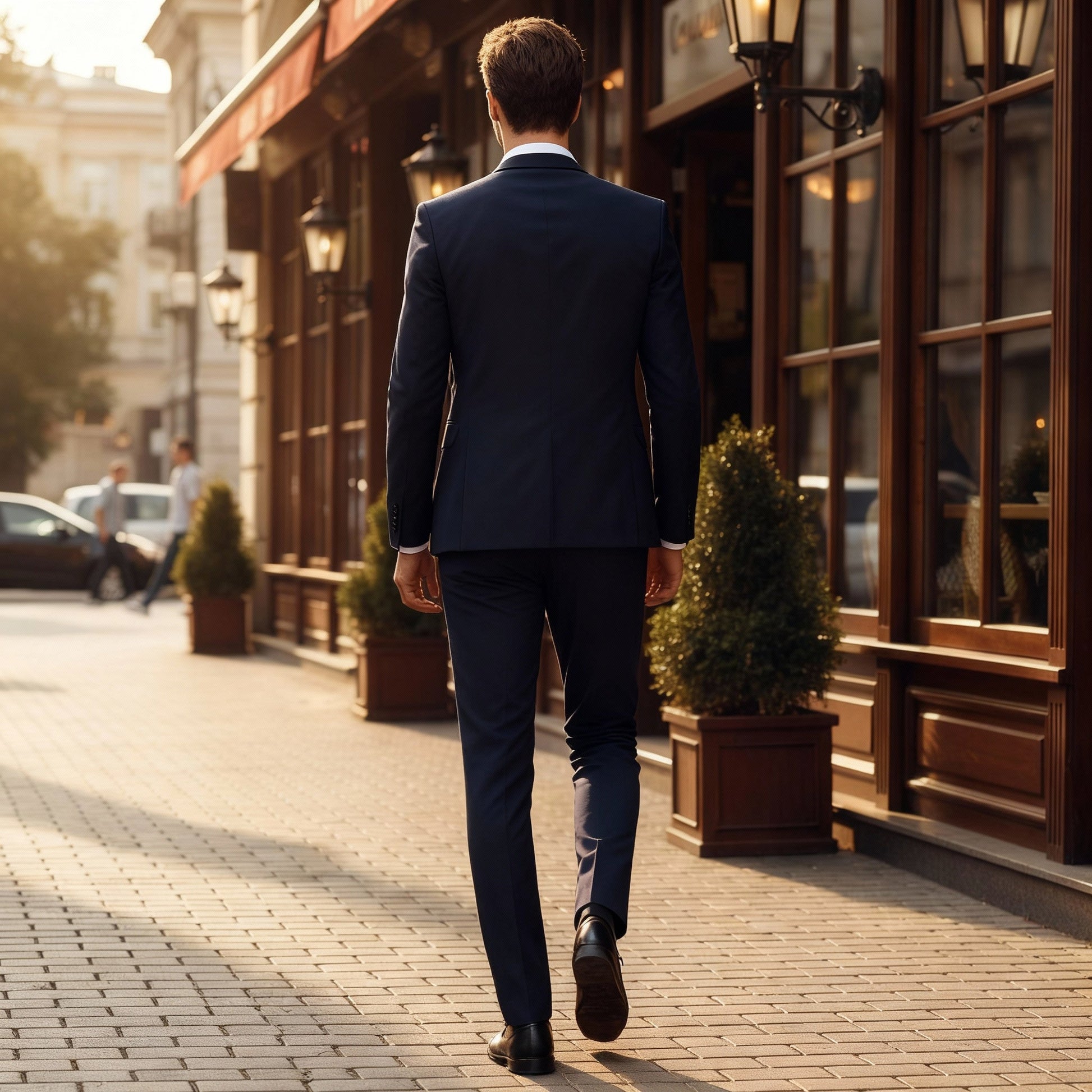 Heidi | Elegante Completo Uomo Slim Fit – Giacca e Pantaloni in Viscosa per Occasioni Speciali 2