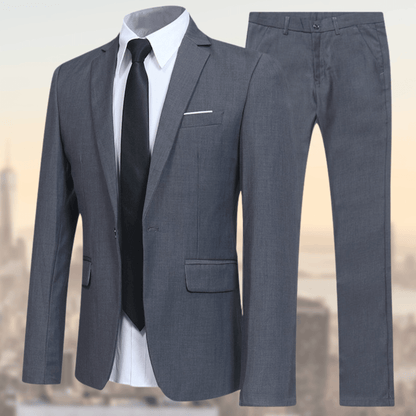 Heidi | Elegante Completo Uomo Slim Fit – Giacca e Pantaloni in Viscosa per Occasioni Speciali 7