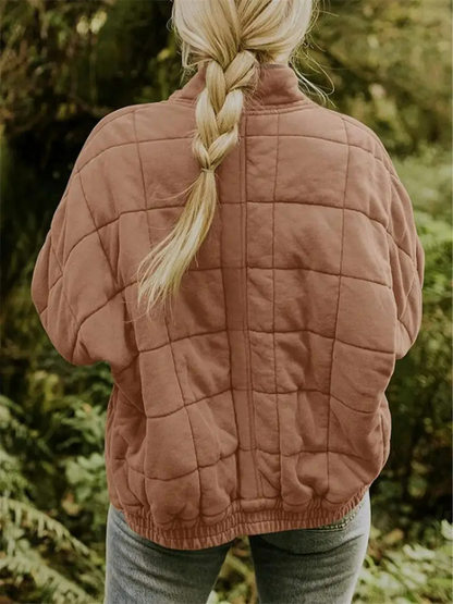 Vrouwelijke Oversized Gevoerde Tussenjas Eliza