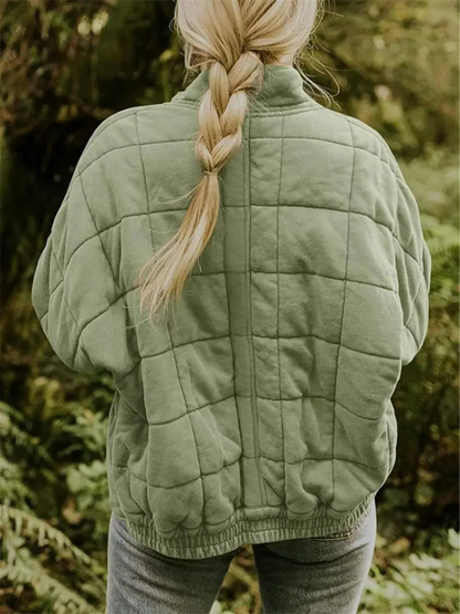 Vrouwelijke Oversized Gevoerde Tussenjas Eliza