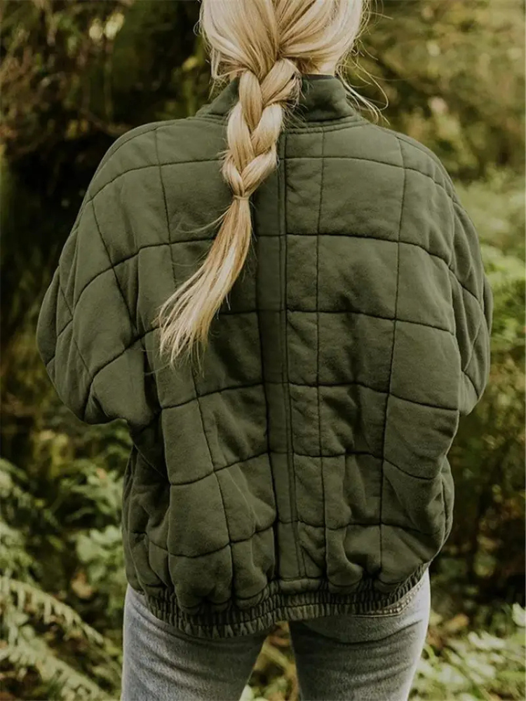 Vrouwelijke Oversized Gevoerde Tussenjas Eliza