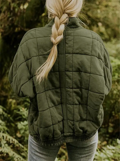 Vrouwelijke Oversized Gevoerde Tussenjas Eliza