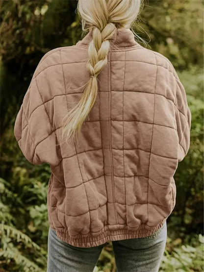 Vrouwelijke Oversized Gevoerde Tussenjas Eliza