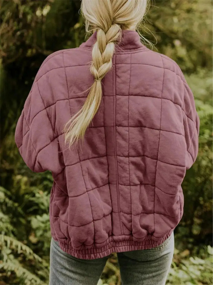 Vrouwelijke Oversized Gevoerde Tussenjas Eliza
