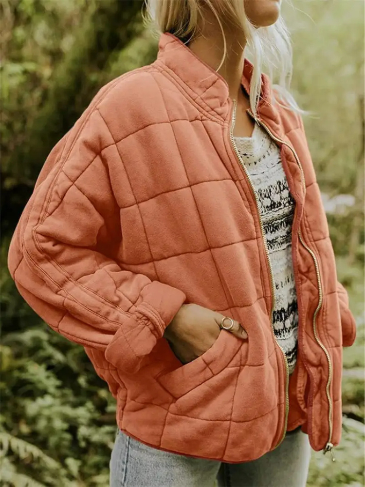Vrouwelijke Oversized Gevoerde Tussenjas Eliza