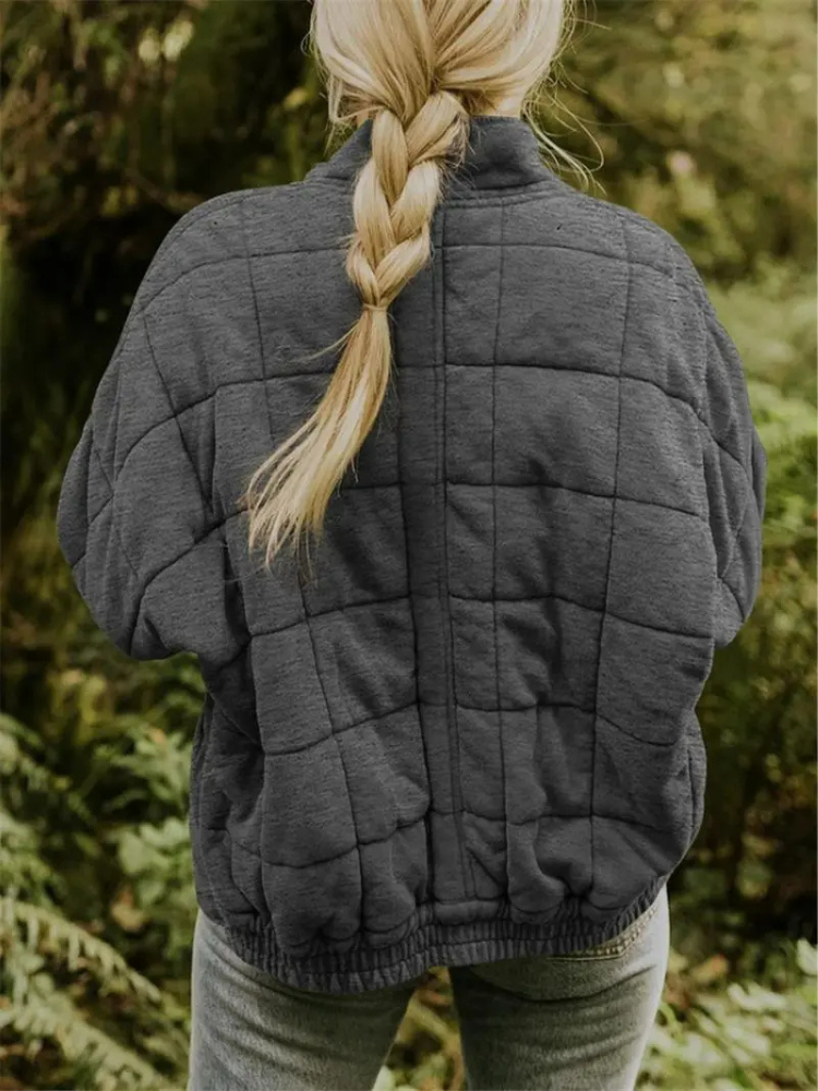 Vrouwelijke Oversized Gevoerde Tussenjas Eliza