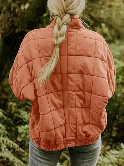 Vrouwelijke Oversized Gevoerde Tussenjas Eliza