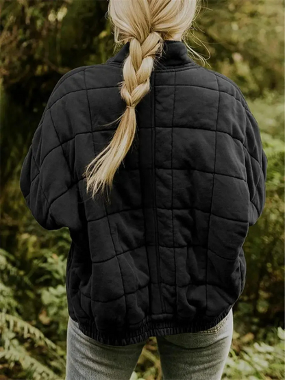 Vrouwelijke Oversized Gevoerde Tussenjas Eliza