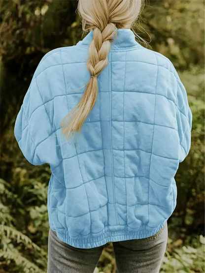 Vrouwelijke Oversized Gevoerde Tussenjas Eliza