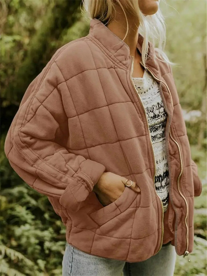 Vrouwelijke Oversized Gevoerde Tussenjas Eliza