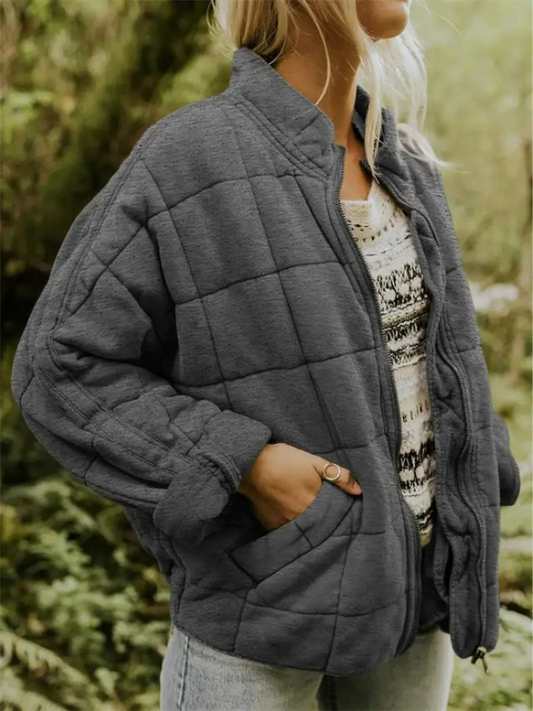 Vrouwelijke Oversized Gevoerde Tussenjas Eliza - Mode Vibes