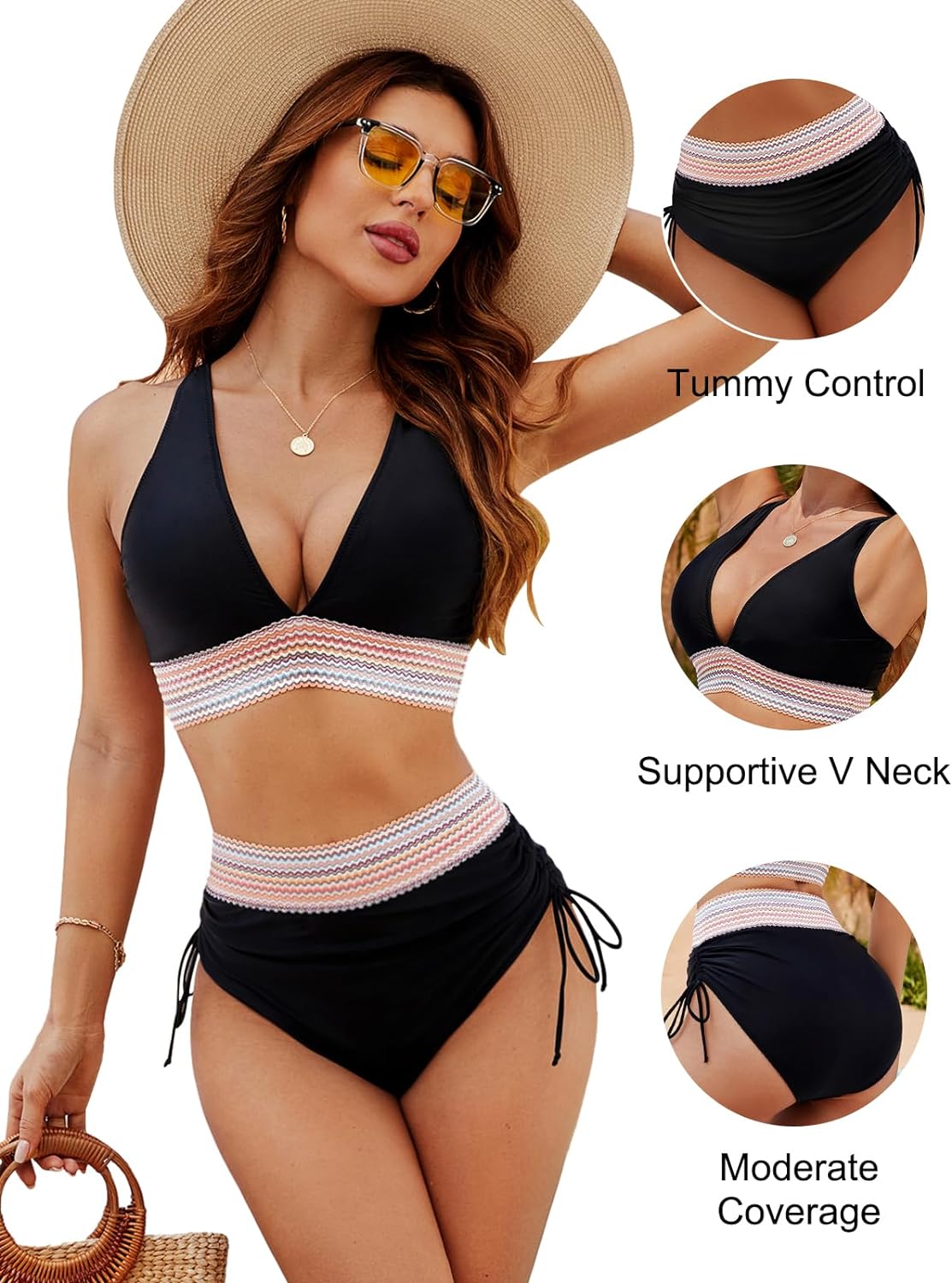 Hera | Bikini Push Up a Vita Alta – Elegante, Comodo e Regolabile 4
