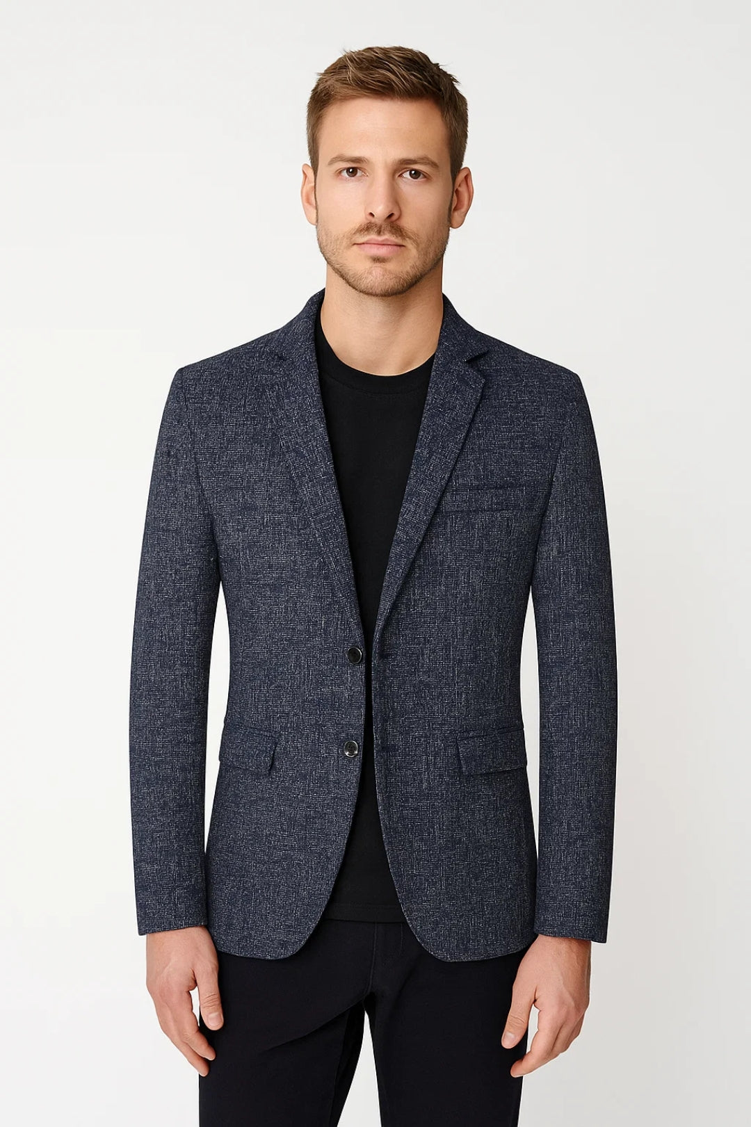 Heren Blazer Slimfit Elegant Met Knopen Voor Elk Seizoen