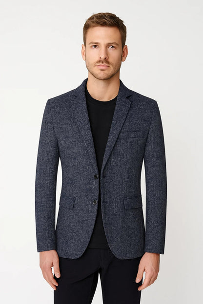Heren Blazer Slimfit Elegant Met Knopen Voor Elk Seizoen