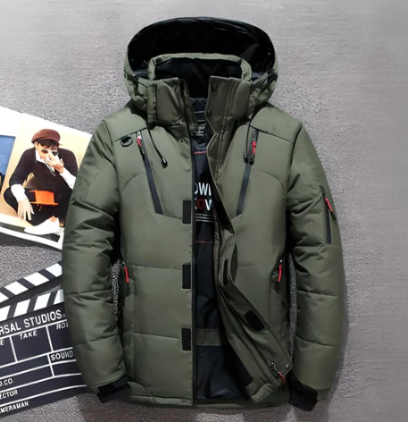 Lichtgewicht Heren Parka Jas Comfortabele Pasvorm