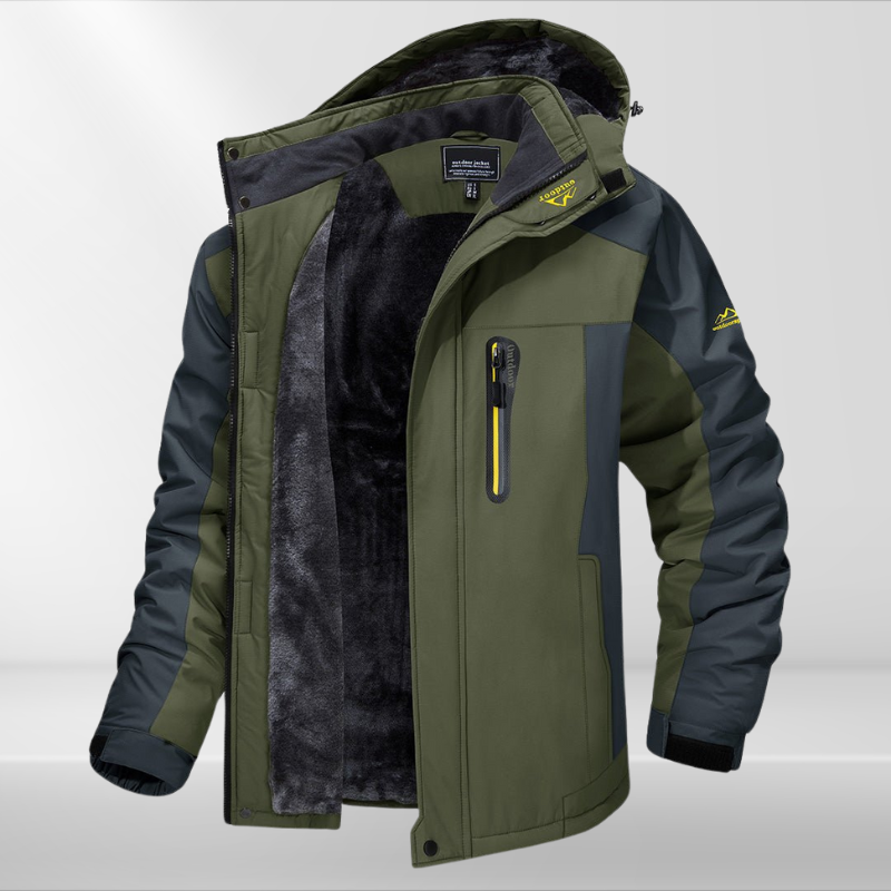 Heren Winterjack Warm Waterdicht Fleece Buitenjack - Mode Vibes