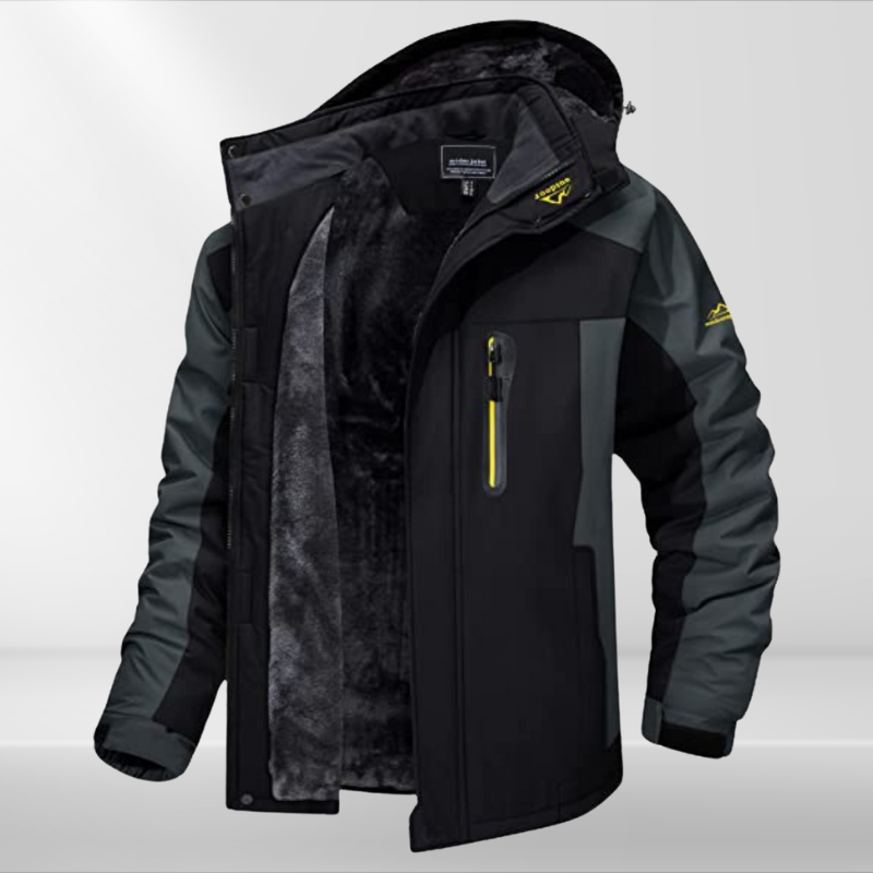 Heren Winterjack Warm Waterdicht Fleece Buitenjack