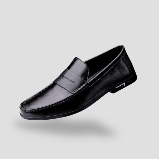 Heren leren loafers instappers casual schoenen 0