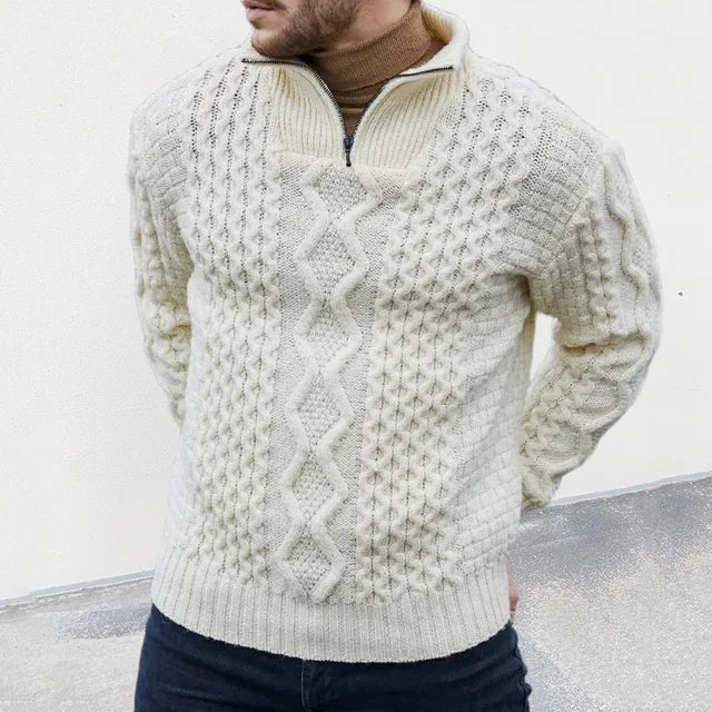 Luxe Heren Trui Gebreid Warm en Stijlvol