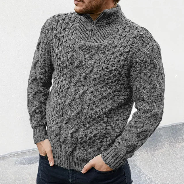 Luxe Heren Trui Gebreid Warm en Stijlvol