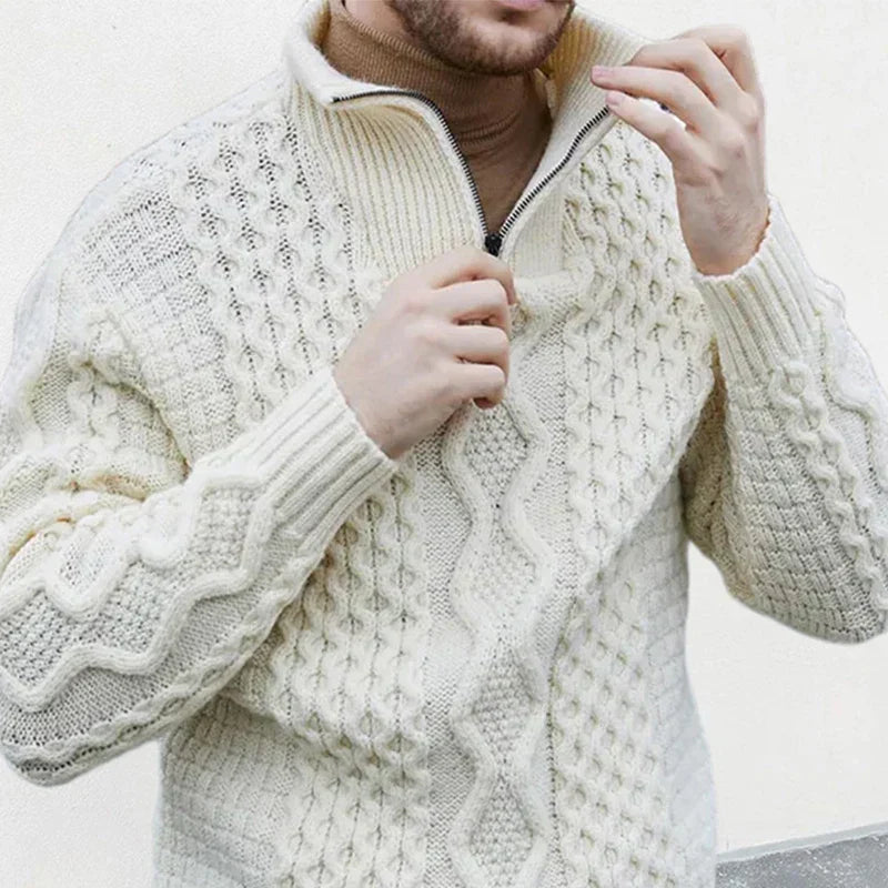 Luxe Heren Trui Gebreid Warm en Stijlvol