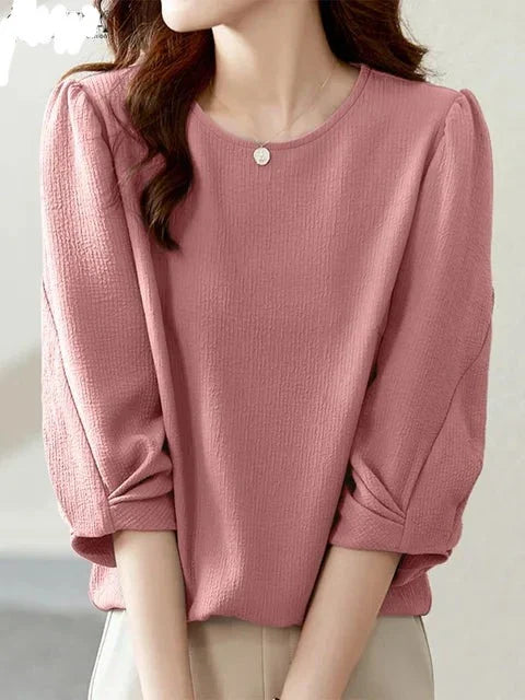 Herfst Lente Dames Blouses - Stijlvolle Tops met 3/4 Mouwen      3.5