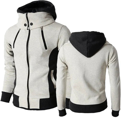 Heren Vest Met Rits Damon - Casual Leer Look