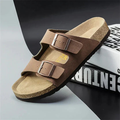 Sandali Uomo - In Pelle Ergonomici-5