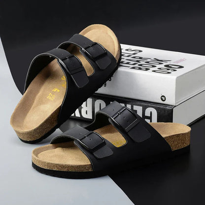 Heren Zomersandalen Solaro Comfortabel Leer