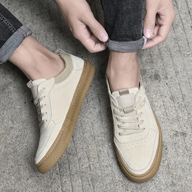 Heren Suède Sneakers Casual Stijl Maxon