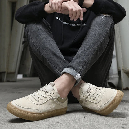Heren Suède Sneakers Casual Stijl Maxon - Mode Vibes