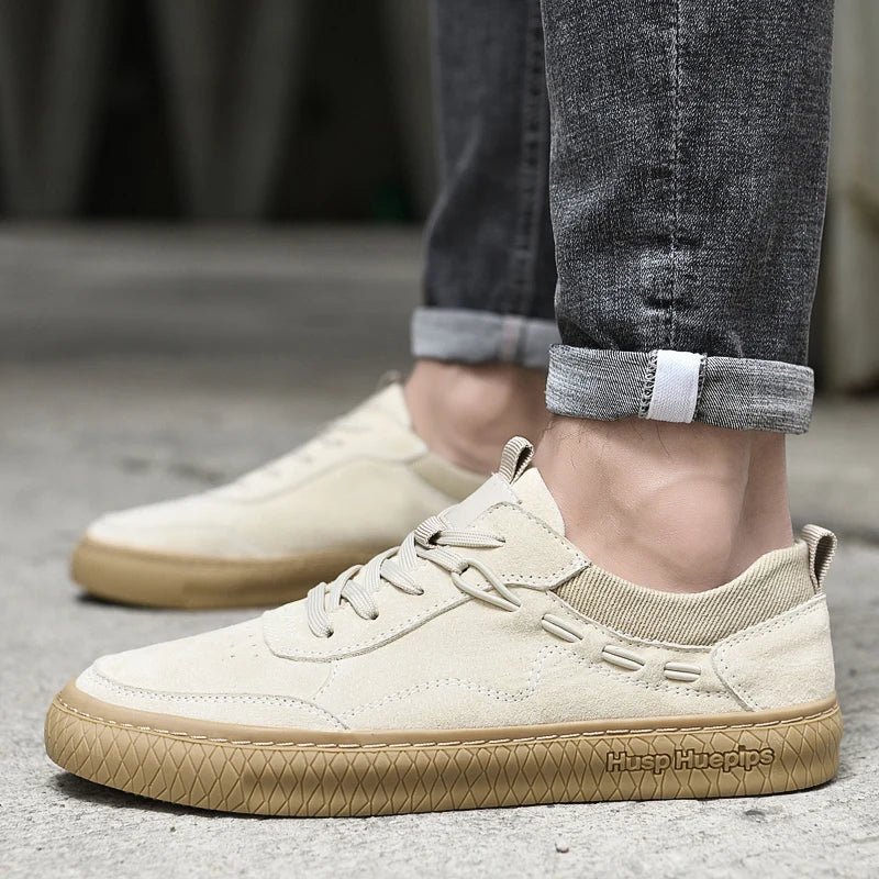 Heren Suède Sneakers Casual Stijl Maxon
