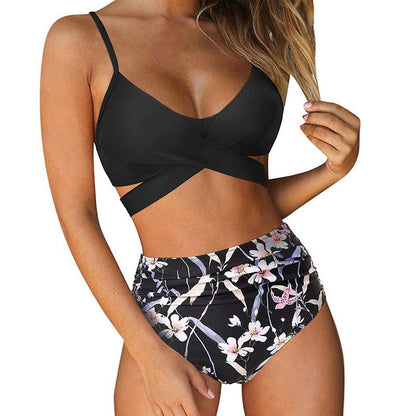 Highwaist Bikini Carly Hoge Sluiting Zomer Badpak